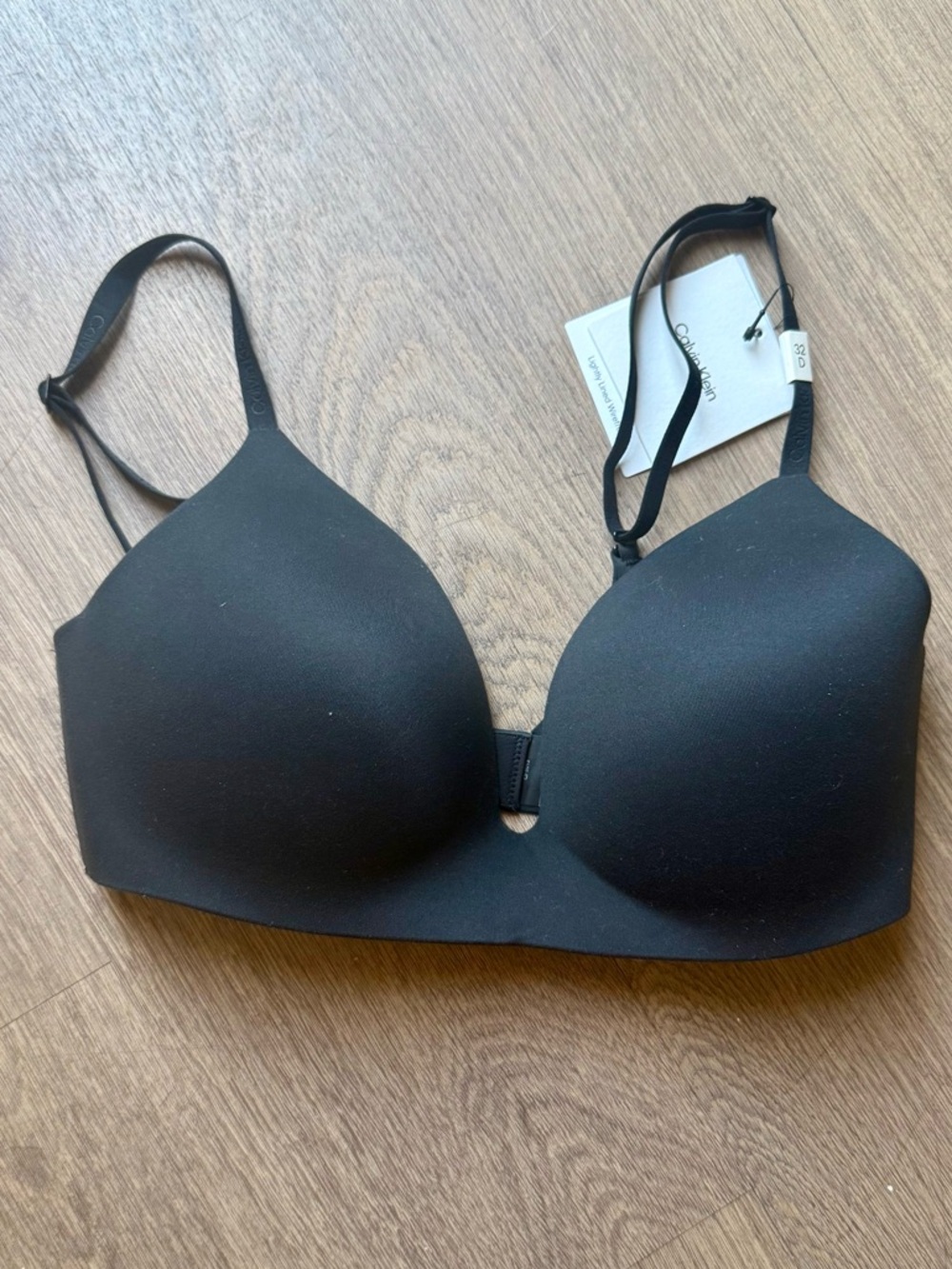 Calvin Klein Black Lightly Lined Bra